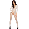 PASSION - EROTICLINE CATSUIT BLANCO BS007
