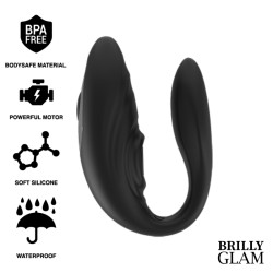BRILLY GLAM- COUPLE PULSING  VIBRATING CONTROL REMOTO